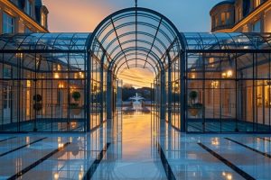 sas d'entrée verriere